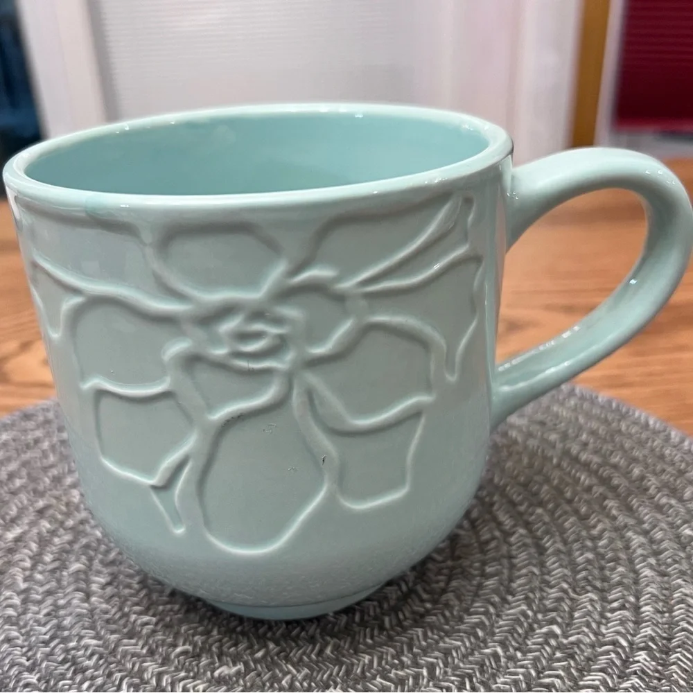 Large Huge Teal Mug